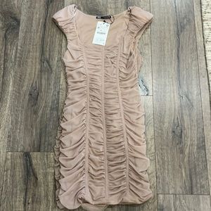 Brand new with tags Zara tulle bodycon mini dress
